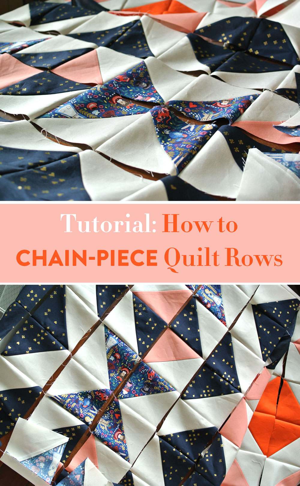 Quilting-tutorial-chain-piece-rows