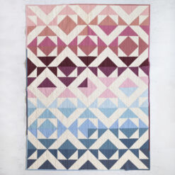 Ombre Nordic Triangles Quilt