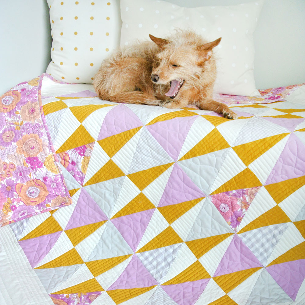 Liberty and Flowers Free Quilt Pattern | Suzy Quilts 