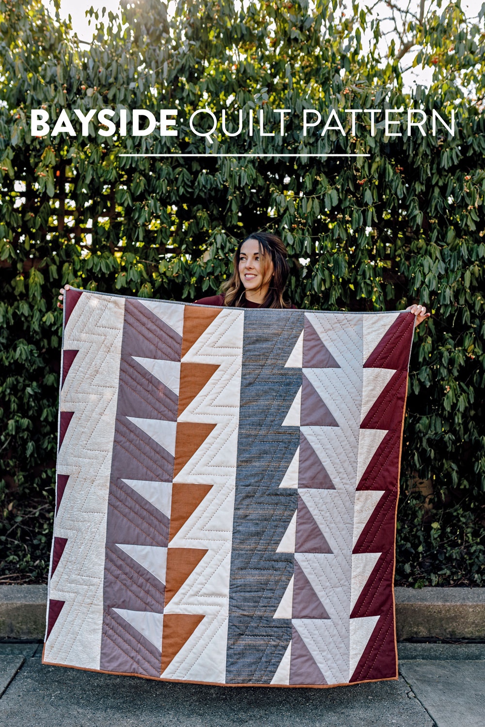 The Bayside Quilt Pattern, Fresh Modern Quilt Design Fabric Inspiration | Suzy Quilts https://suzyquilts.com/bayside-quilt-pattern-video-tutorial