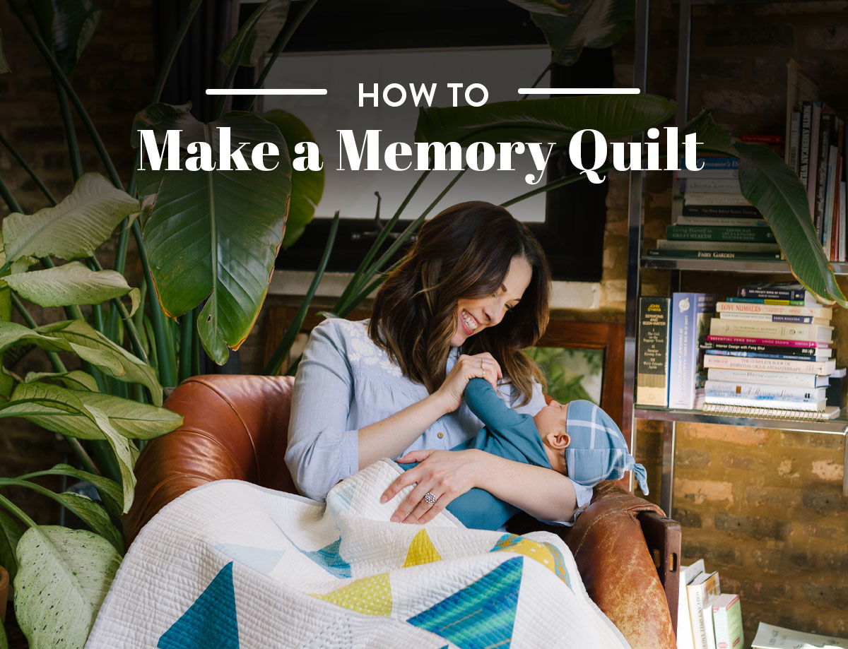 How to make a memory quilt. suzyquilts.com