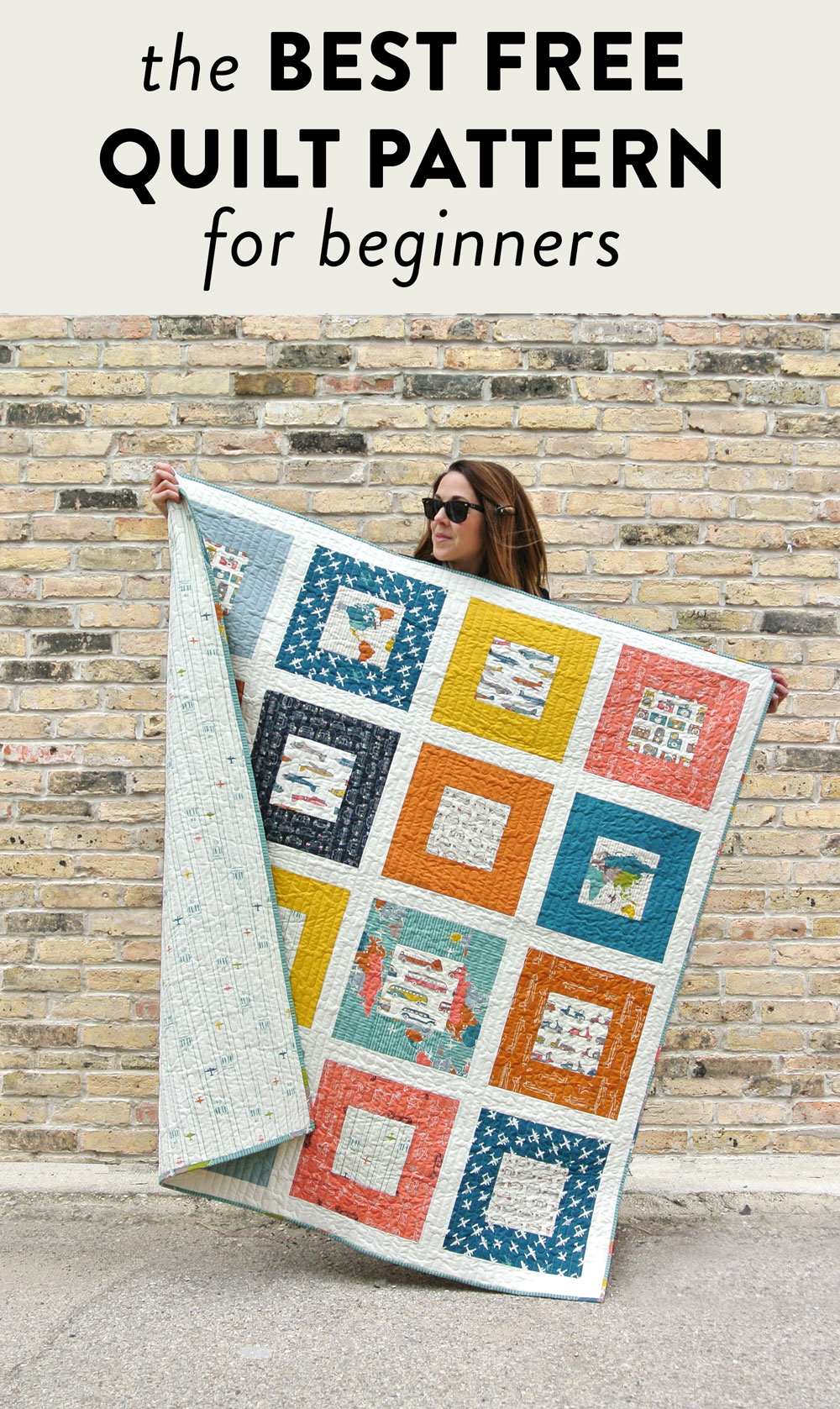 The Best Free Quilt Pattern for Beginners | Suzy Quilts https://suzyquilts.com/make-a-memory-quilt