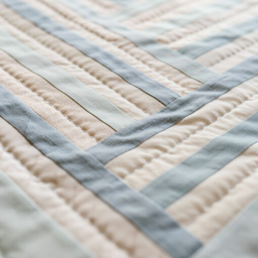 Blue Baby Strip Quilt for sale
