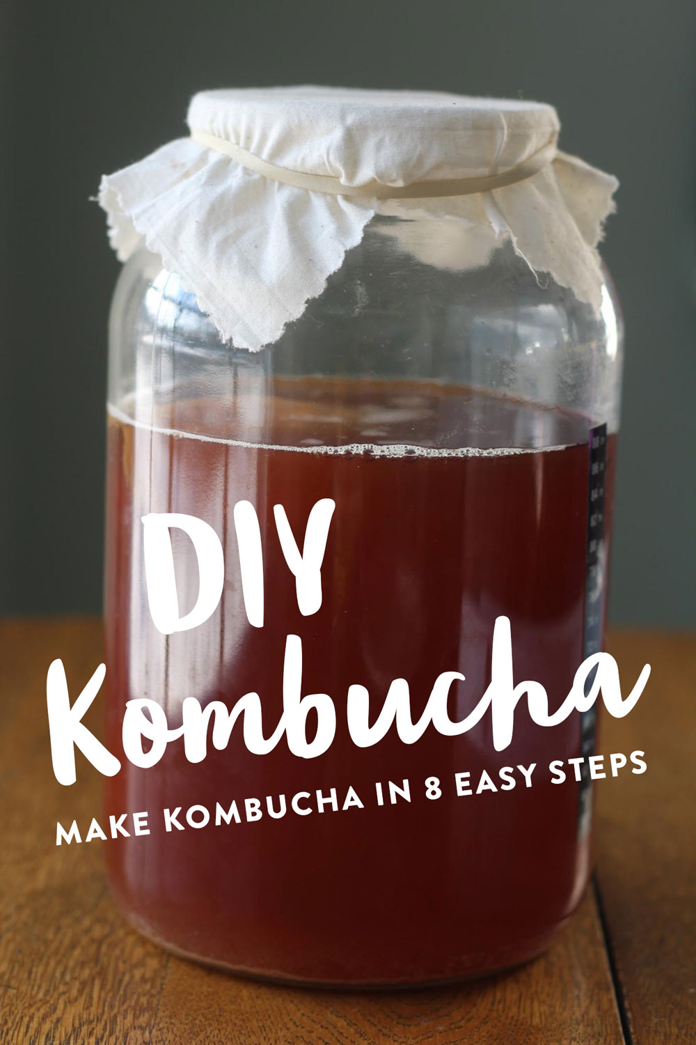 DIY kombucha in 8 easy steps