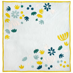 The Bohemian Garden quilt pattern includes instructions to make a wholecloth quilt including a step by step video tutorial