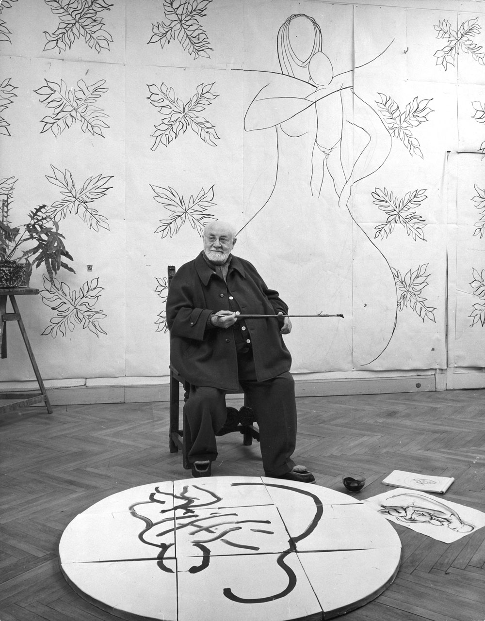 Henri Matisse was wheelchair bound in his later years, but that didn't stop him from creating. It was during this time that he designed his famous paper cut outs.