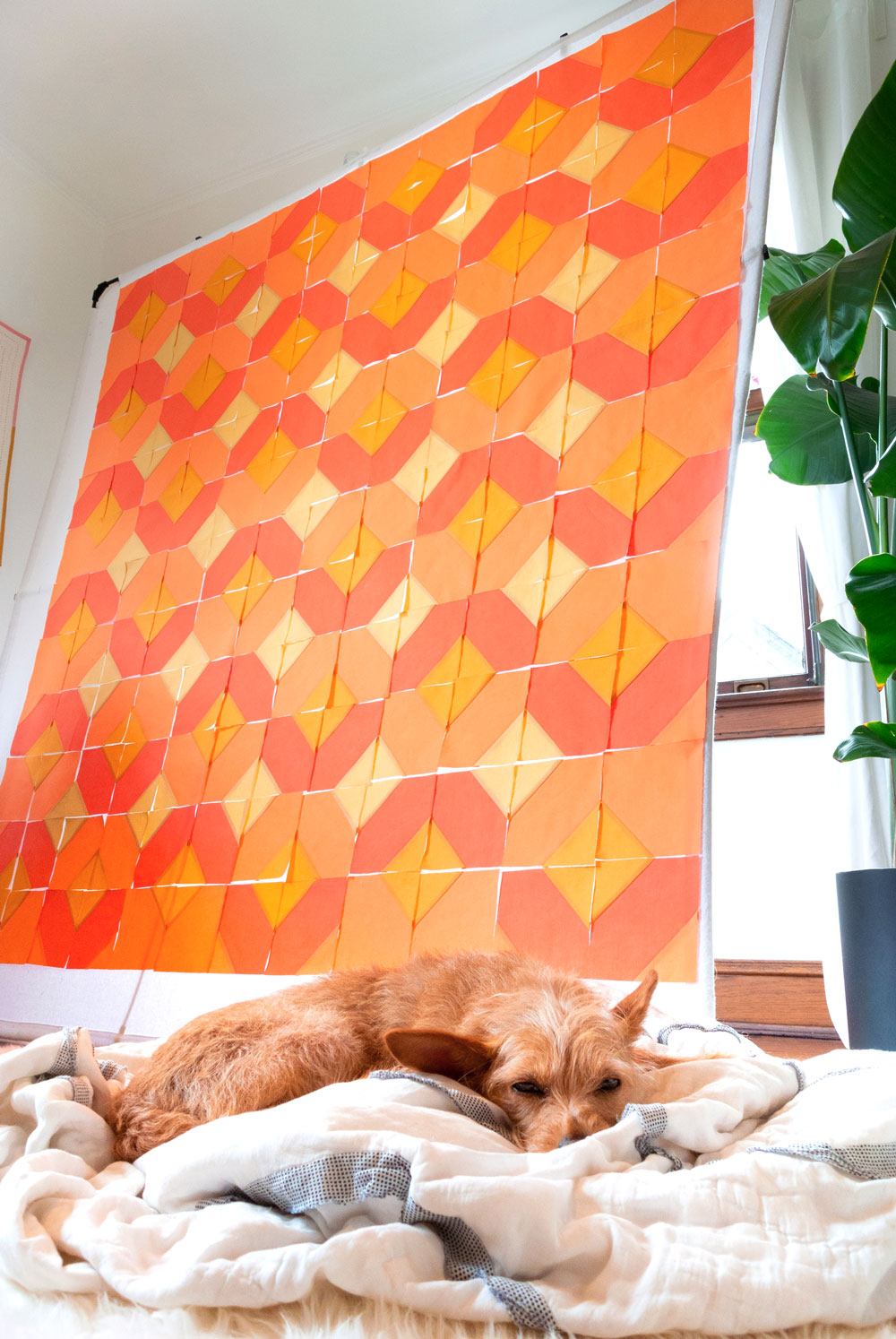 The Glitter and Glow quilt pattern is fun and versatile. Use yardage, fat quarters, or scraps you have in your stash!