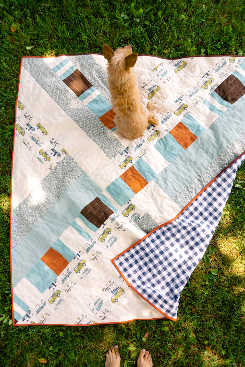 Make an outdoor quilt using canvas! Tips, tricks, gear, notions and all of the things you need to know to make a durable quilt perfect for the outdoors.