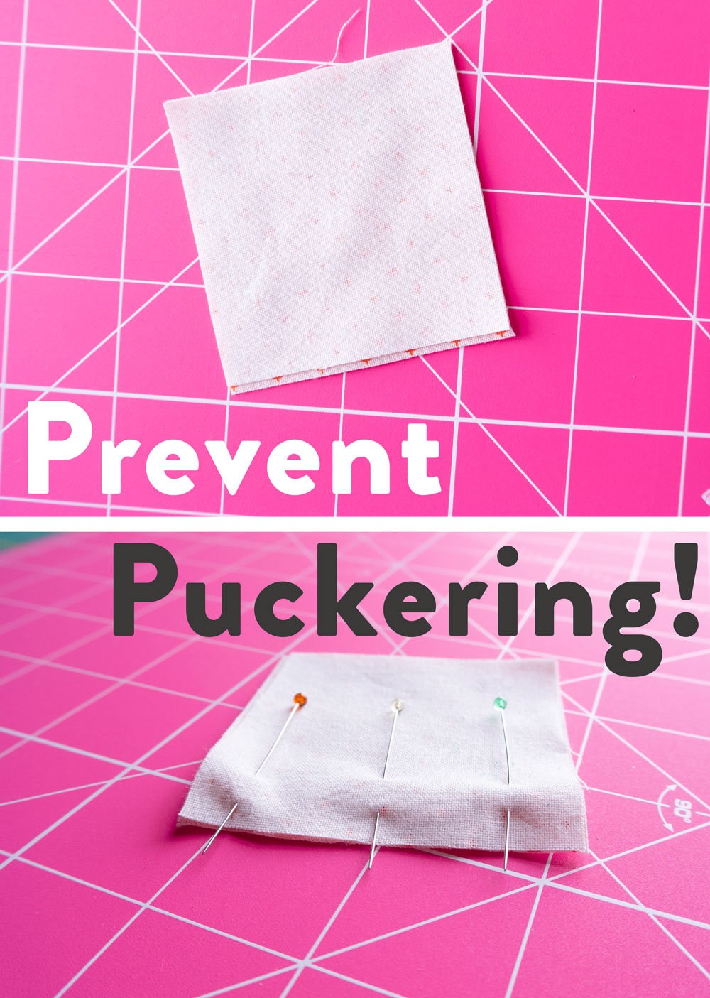 All of your common quilting questions are answered in this multi-series blog post. We cover the basics on cutting, sewing and ironing. In this post we review all of the ways to prevent seams from puckering.