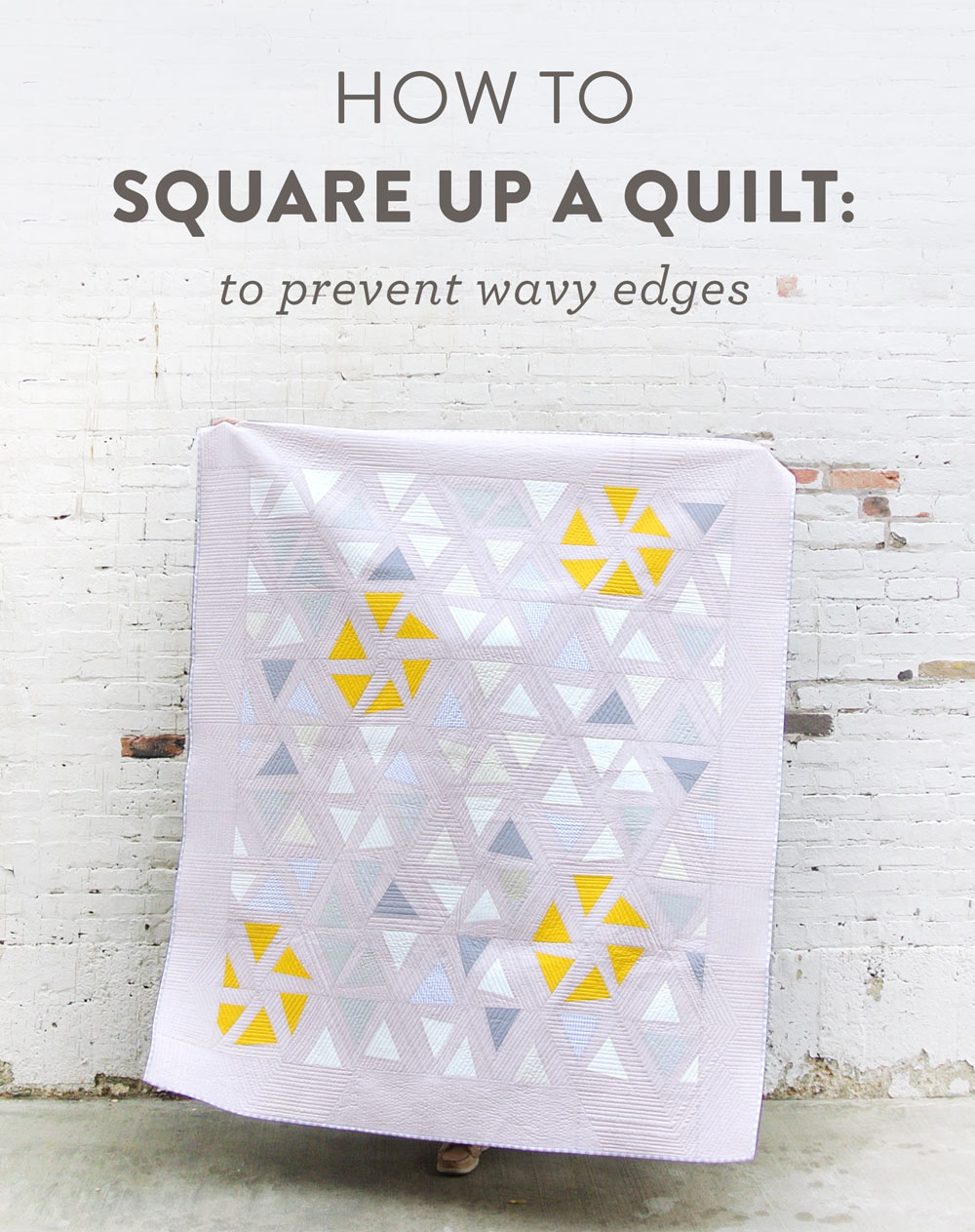A fun blog series answering all of your basic quilting questions. Have you wondered how to square up a quilt? Let me show you!
