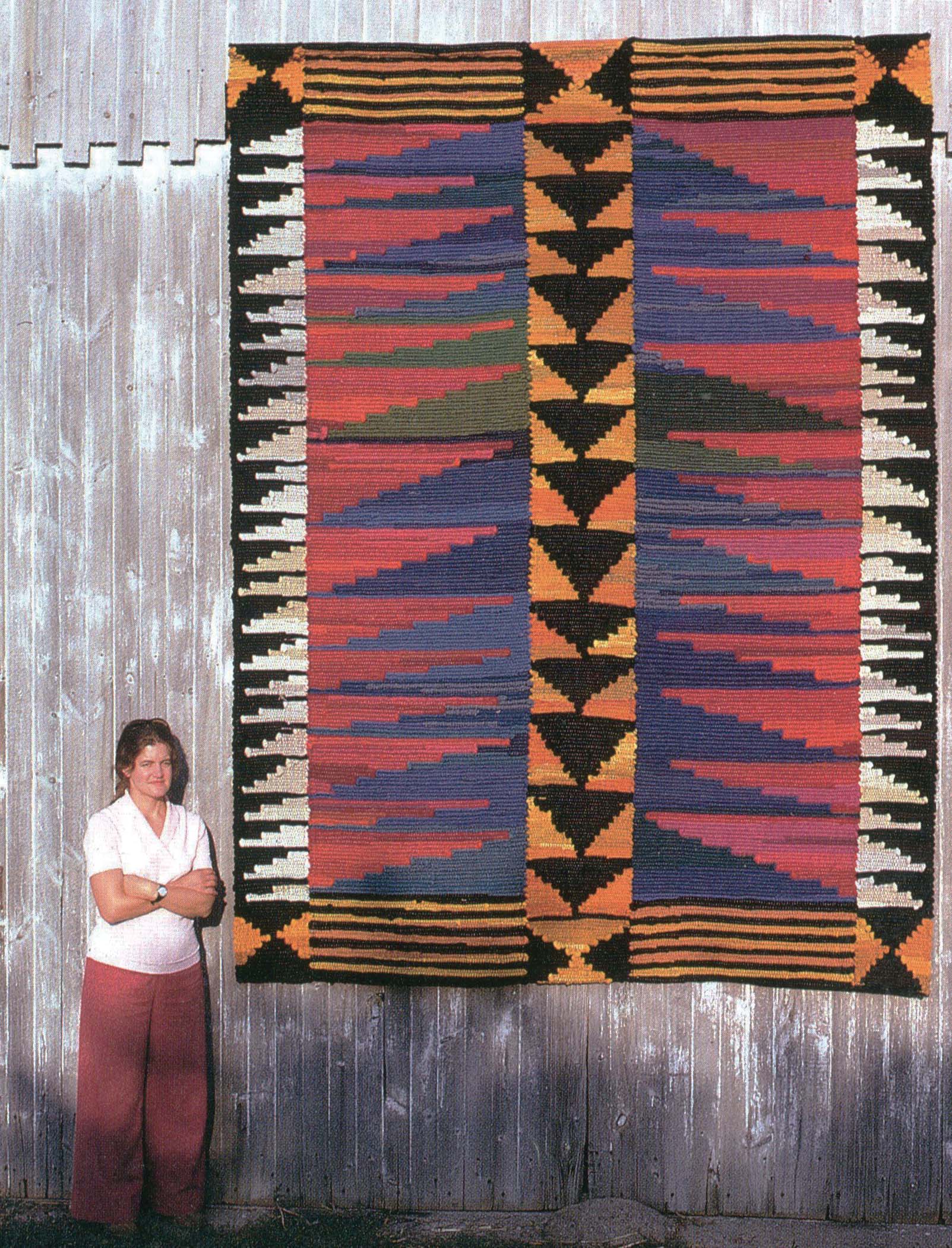 Nancy Crow is a modern quilt pioneer who has inspired generations of artists with her creativity. This picture was taken in 1974.