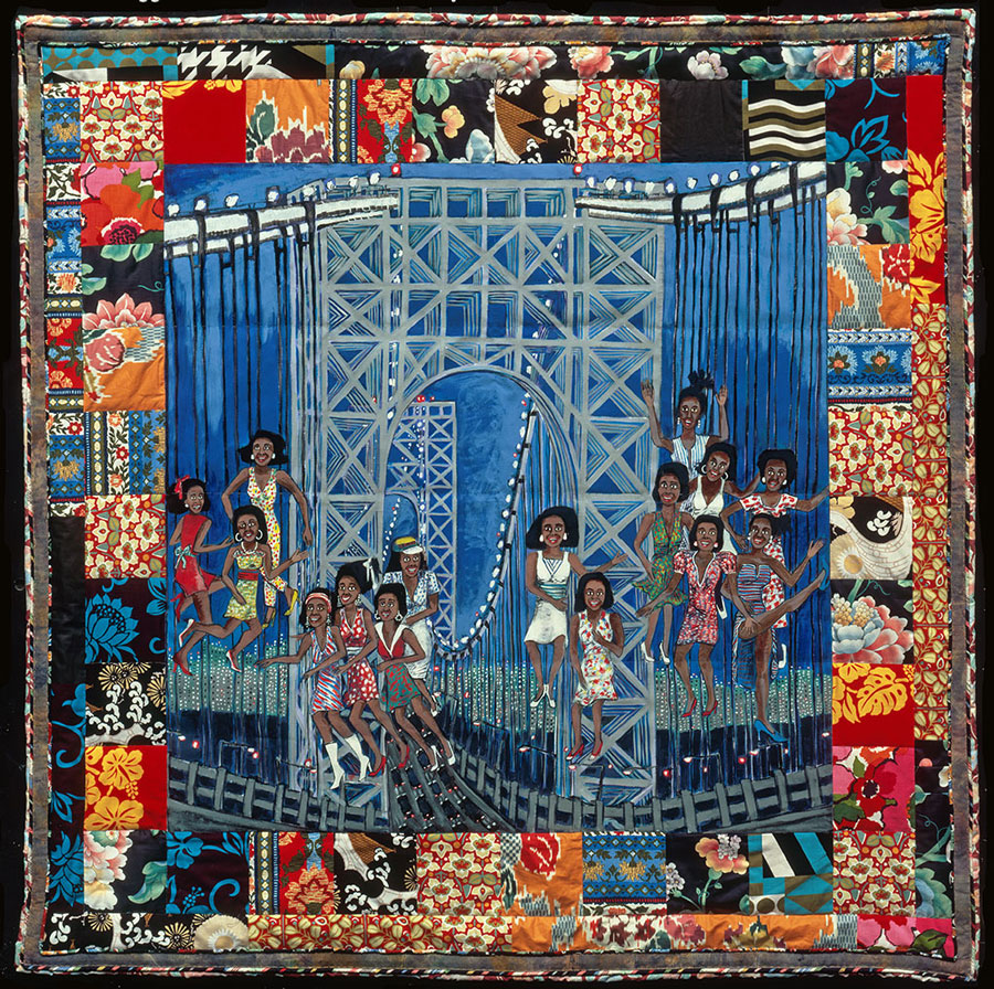 Faith Ringgold is an accomplished painter, writer, professor and quilter. By combining all of these things, she tells stories through painting in her quilts. | Suzy Quilts https://suzyquilts.com/faith-ringgold