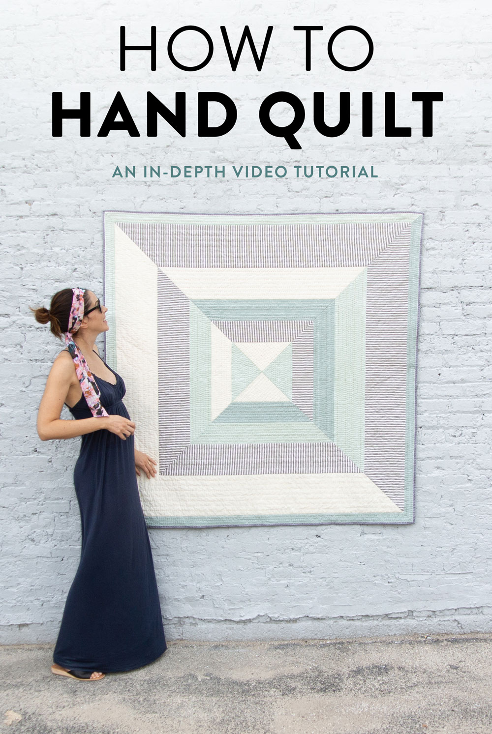 How to hand quilt in 3 easy steps! In this blog and video tutorial I'll list out all of the supplies you need and show you how simple hand quilting can be.