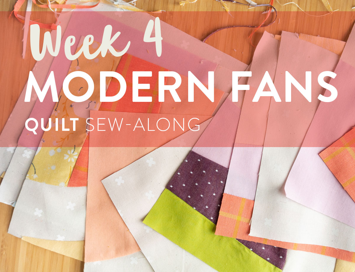 Join the Modern Fans quilt pattern sew-along for a chance to win a BERNINA 350 sewing machine along with other amazing prizes!