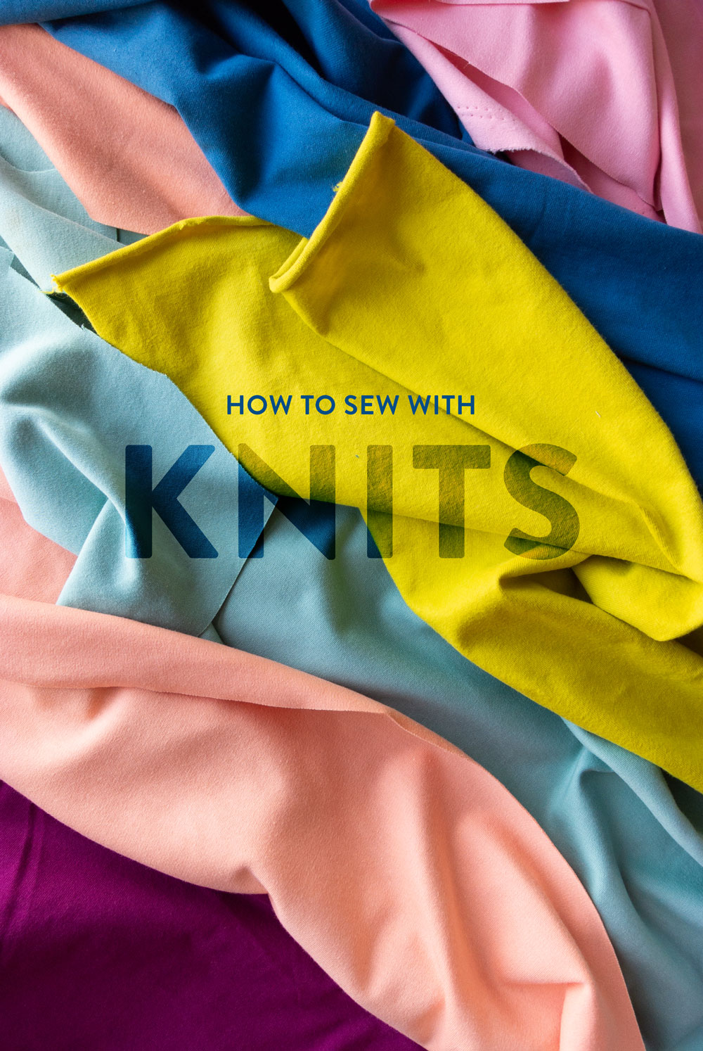 Quilting with knits is not hard, there are just some tricks and tips to know. Learn all about how to sew with knits and what the differences are between jersey knit and interlock knit.