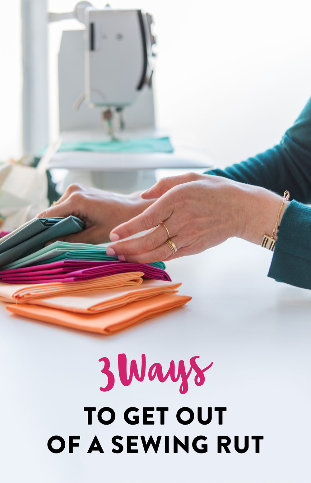3 Strategies to Get Out of a Sewing Rut! Inspire your creativity for sewing! Suzy Quilts - https://suzyquilts.com/3-strategies-to-get-out-of-a-sewing-rut/