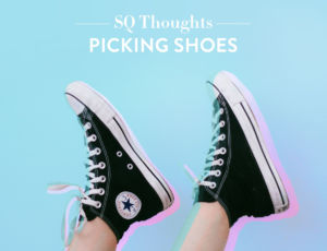 There's so much to think about when picking shoes! Let's walk through the process together | suzyquilts.com #shoes #funny