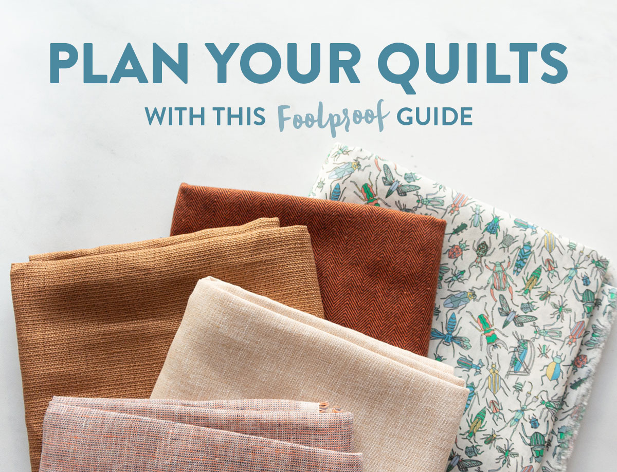 This 4-step guide will help you plan your quilts this year and maximize your productivity! A clear plan is the best way to have fun and get creative. suzyquilts.com #quiltingtutorial