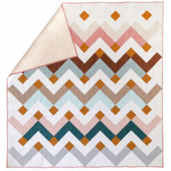 The Thrive quilt pattern is a digital PDF download. It includes king, queen/full, twin, throw and baby quilt sizes.