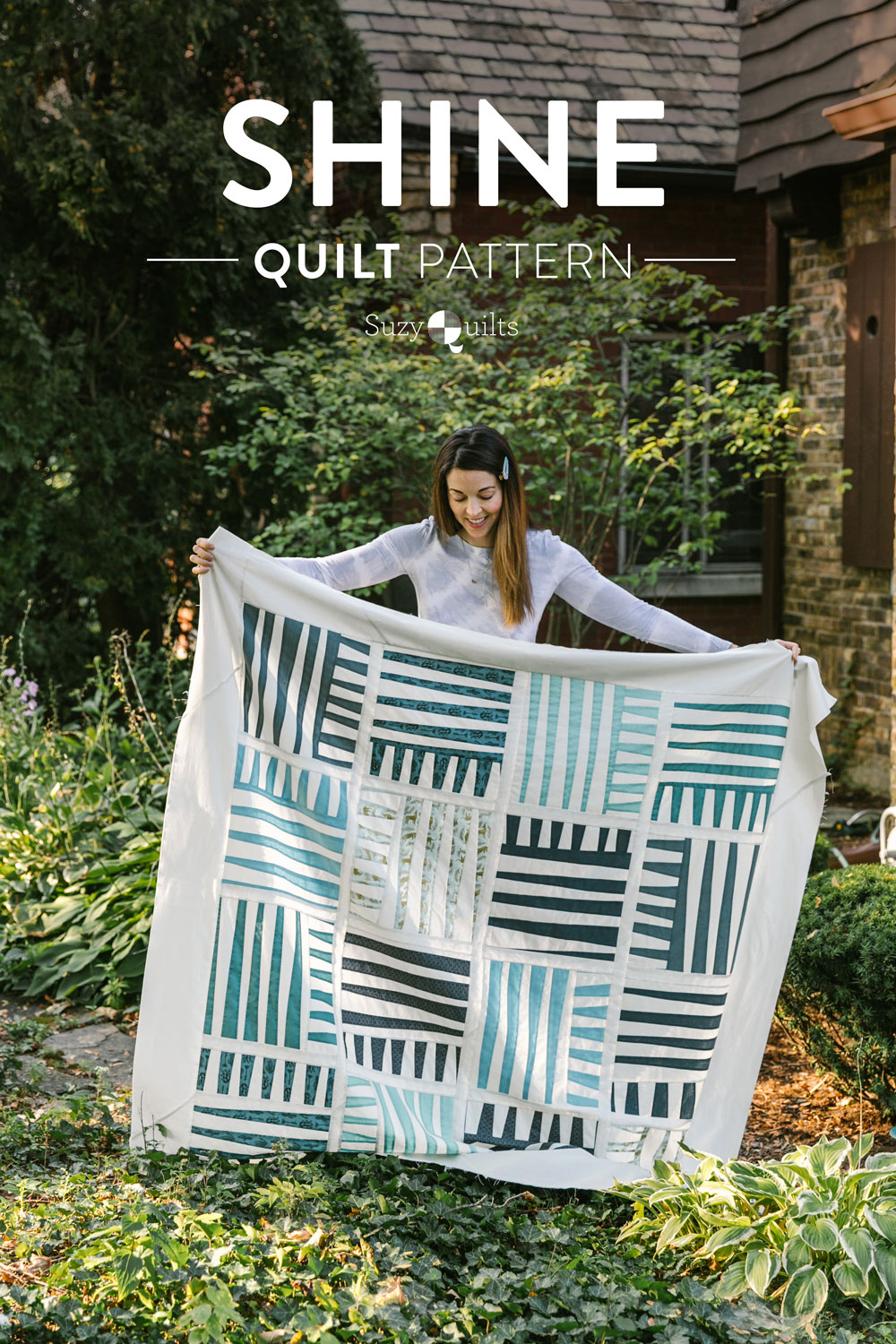 The Shine quilt along is a 7-week online community sewing event focused on making the throw Shine quilt pattern. In week 1 we pick fabric. suzyquilts.com #qal #quiltpattern