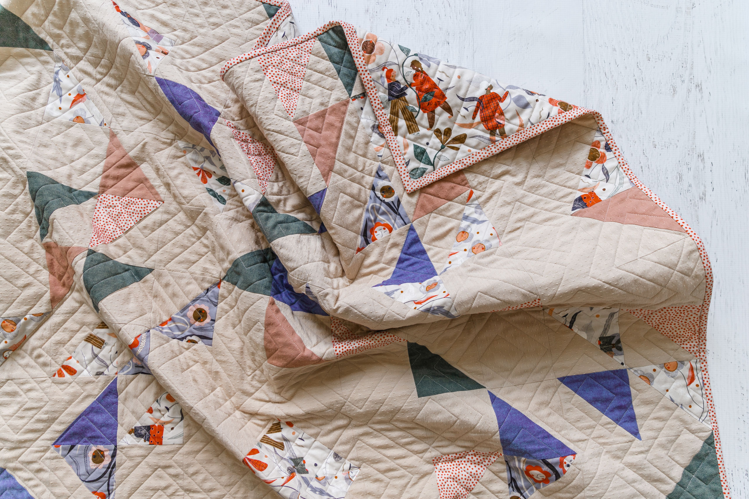 Learn our best tips and tricks for making the Summer Haze quilt pattern in our three part blog series! suzyquilts.com #sewingdiy #quilting