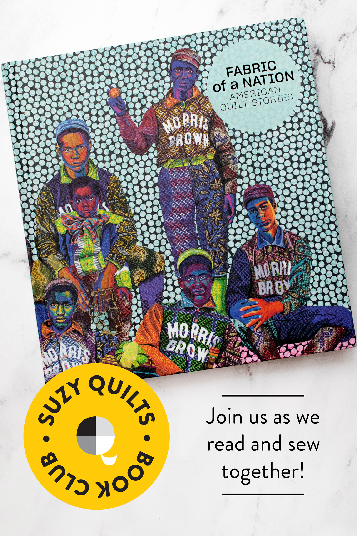 Join us for Part One of our Suzy Quilts Book Club discussion for the book Fabric of a Nation! suzyquilts.com #quilting #quilthistory