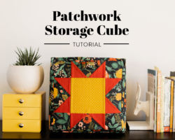 Patchwork Storage Cube Tutorial