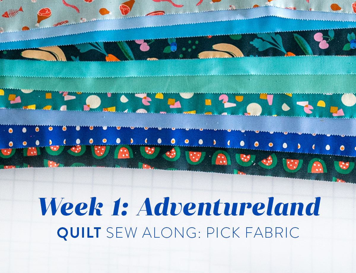 The Adventureland quilt along includes extra tips and inspiration to make this beginner and jelly roll friendly quilt pattern. suzyquilts.com #quiltpattern