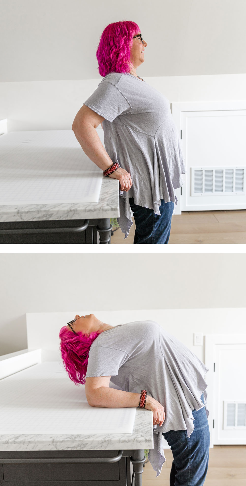 Stay healthy and pain free with these 5 tips for good sewing ergonomics. suzyquilts.com #sewing