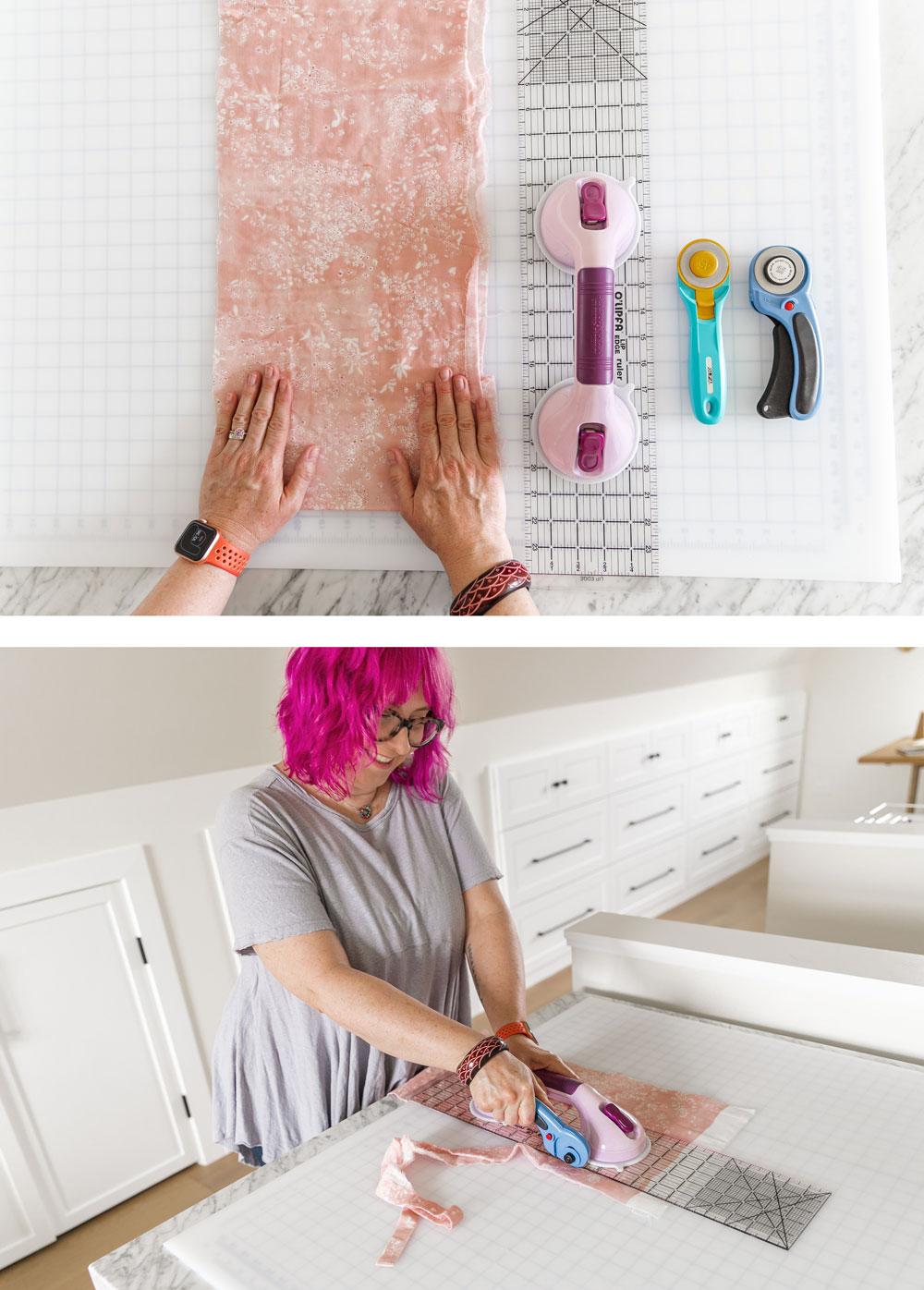 Stay healthy and pain free with these 5 tips for good sewing ergonomics. suzyquilts.com #sewing
