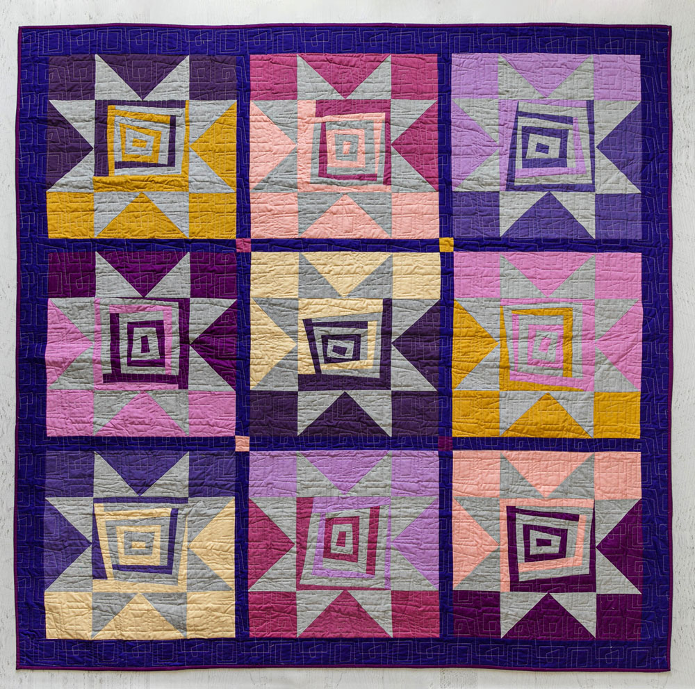 Longarm quilting from Heather Alexander.