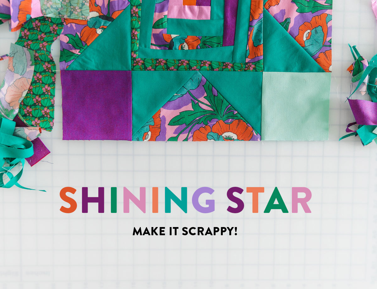 The Shining Star quilt and pillow pattern are perfect for precuts and scraps! Here are some tips on how to use scrap fabric you already have.