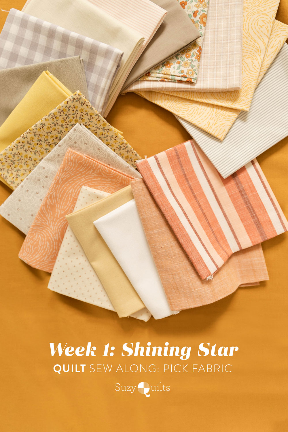In week one of the Shining Star sew along we pick our fabric. Check out these tips for choosing color, value and scale of prints.