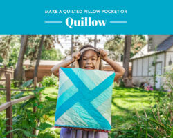 How to Make a Modern Quillow (or Quilt Pillow Pocket)