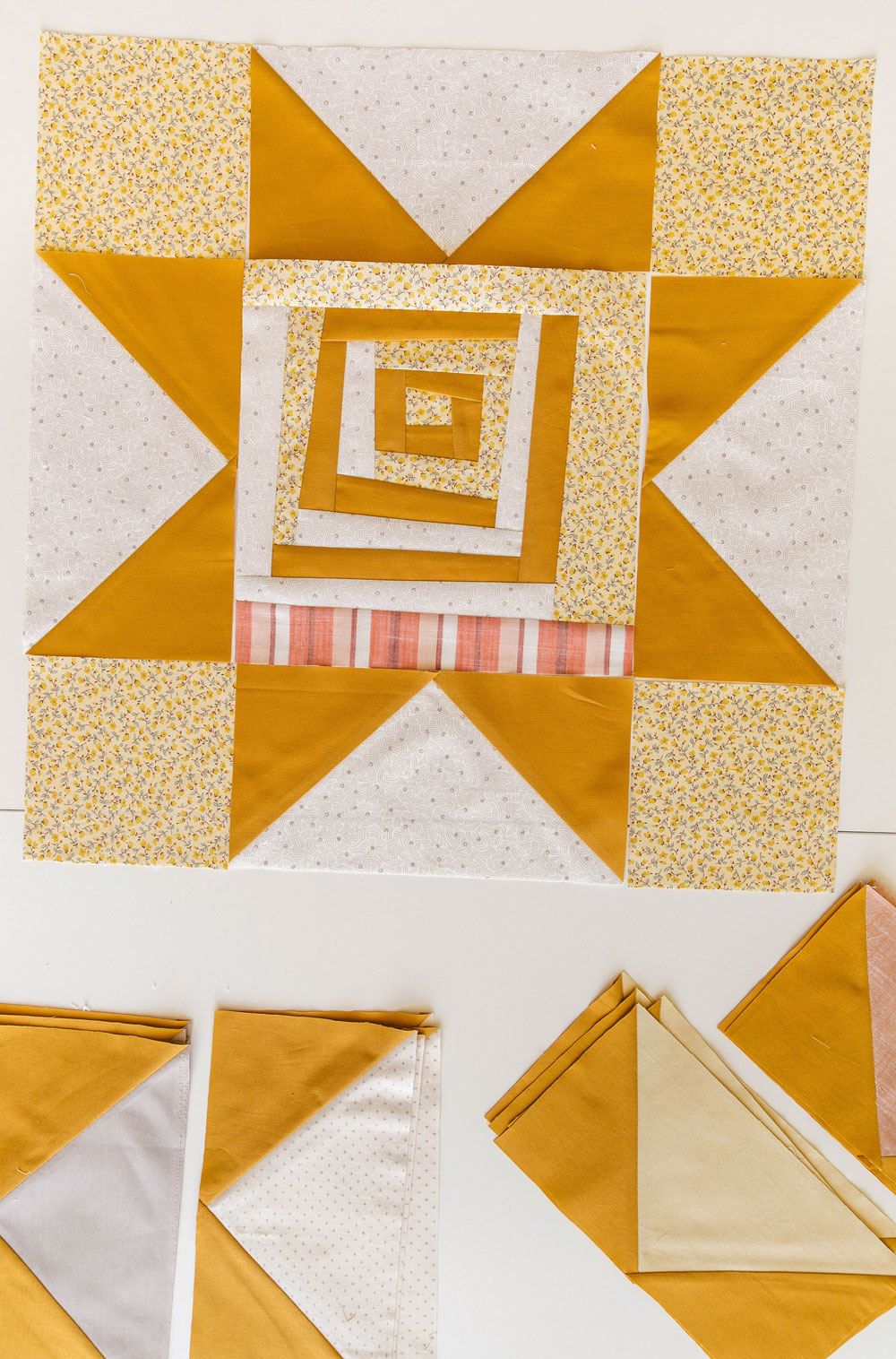 In week 5 of the Shining Star quilt sew along we assemble our blocks. Join me foe added tips on how to do that accurately and efficiently! suzyquilts.com