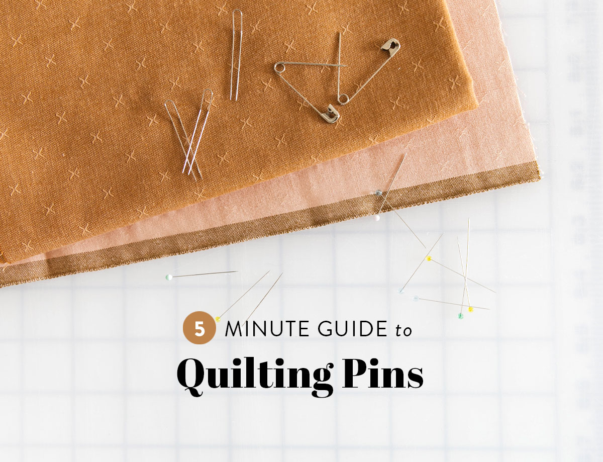Learn about all the pins you need for different quilting techniques, plus handy tools and accessories, in our 5 minute guide! #quilting #sewingdiy suzyqilts.com