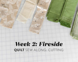 Fireside Quilt Sew Along Week 2: Cutting