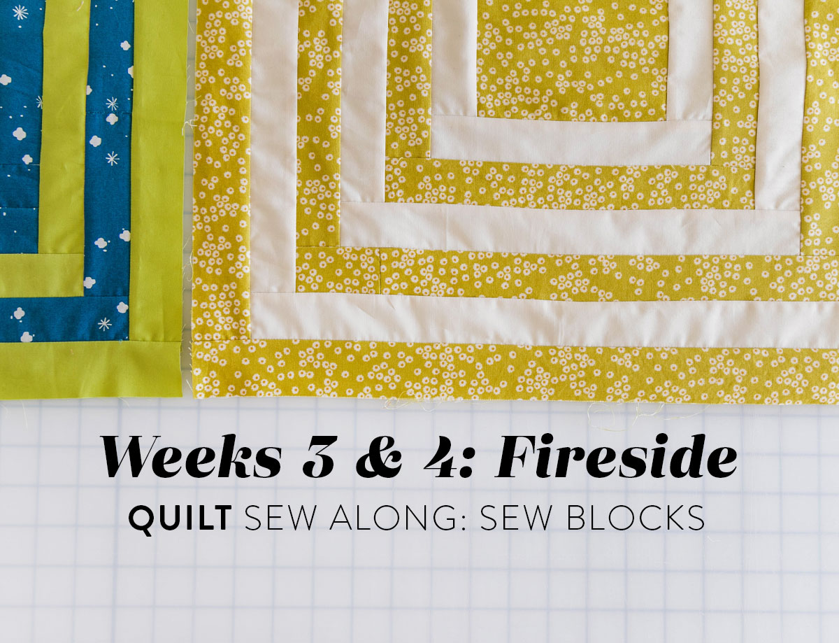 Join our 5 week quilt along to get extra videos and troubleshooting tips on making the modern, beginner-friendly Fireside quilt pattern! suzyquilts.com #quilting #sew