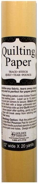 5 Minute Guide to Quilt Marking Tools: A roll of Golden Threads Quilting Paper. #quilting #sewingdiy suzyquilts.com