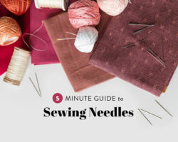 5 Minute Guide to Sewing Needles
