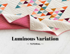 Make the Luminous quilt pattern with many different fabrics using this helpful tutorial. suzyquilts.com