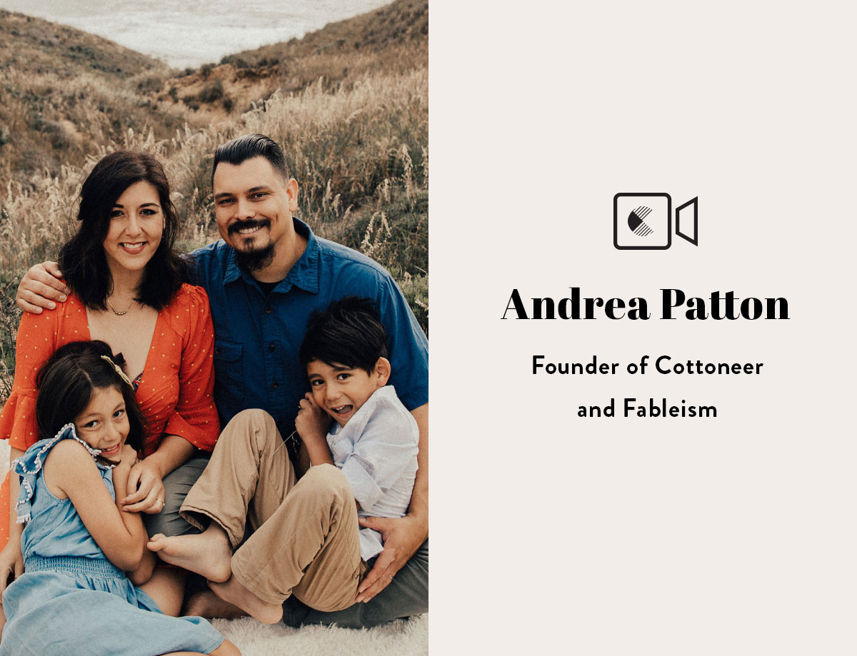 Expert Interview: Andrea Patton, founder of Cottoneer Fabrics and Fableism