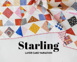 Make the Starling Pattern with a Layer Cake