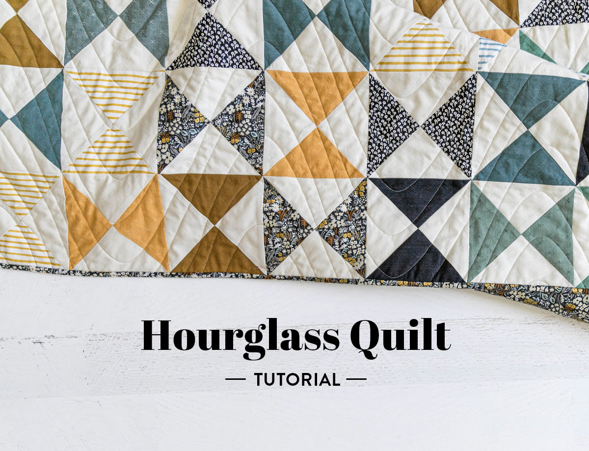 In this hourglass quilt tutorial you can make a beautiful, traditional quilt great for beginner sewers. suzyquilts.com