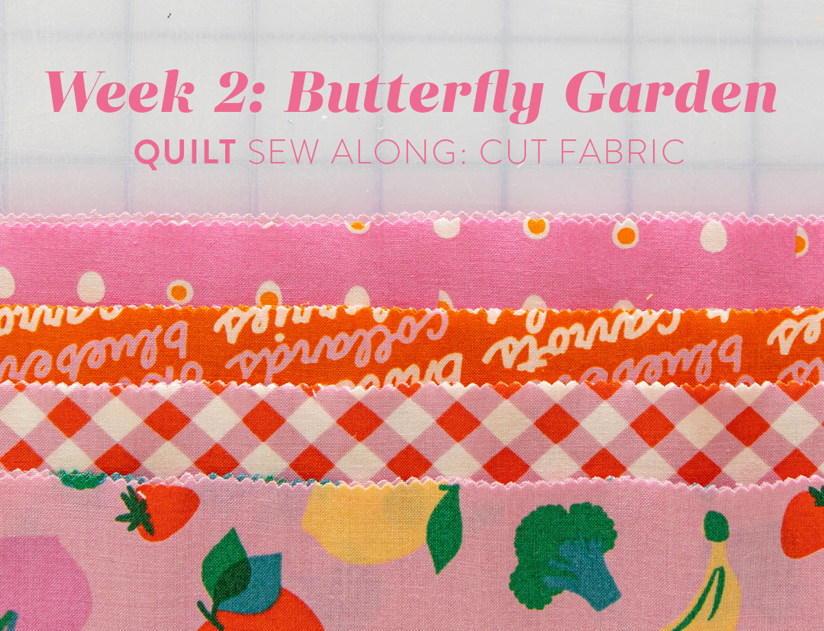 In the second week of the Butterfly Garden sew along we cut fabric. Use this video tutorial to help you! suzyquilts.com