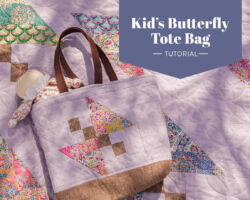 Kid’s Butterfly Tote Bag Tutorial