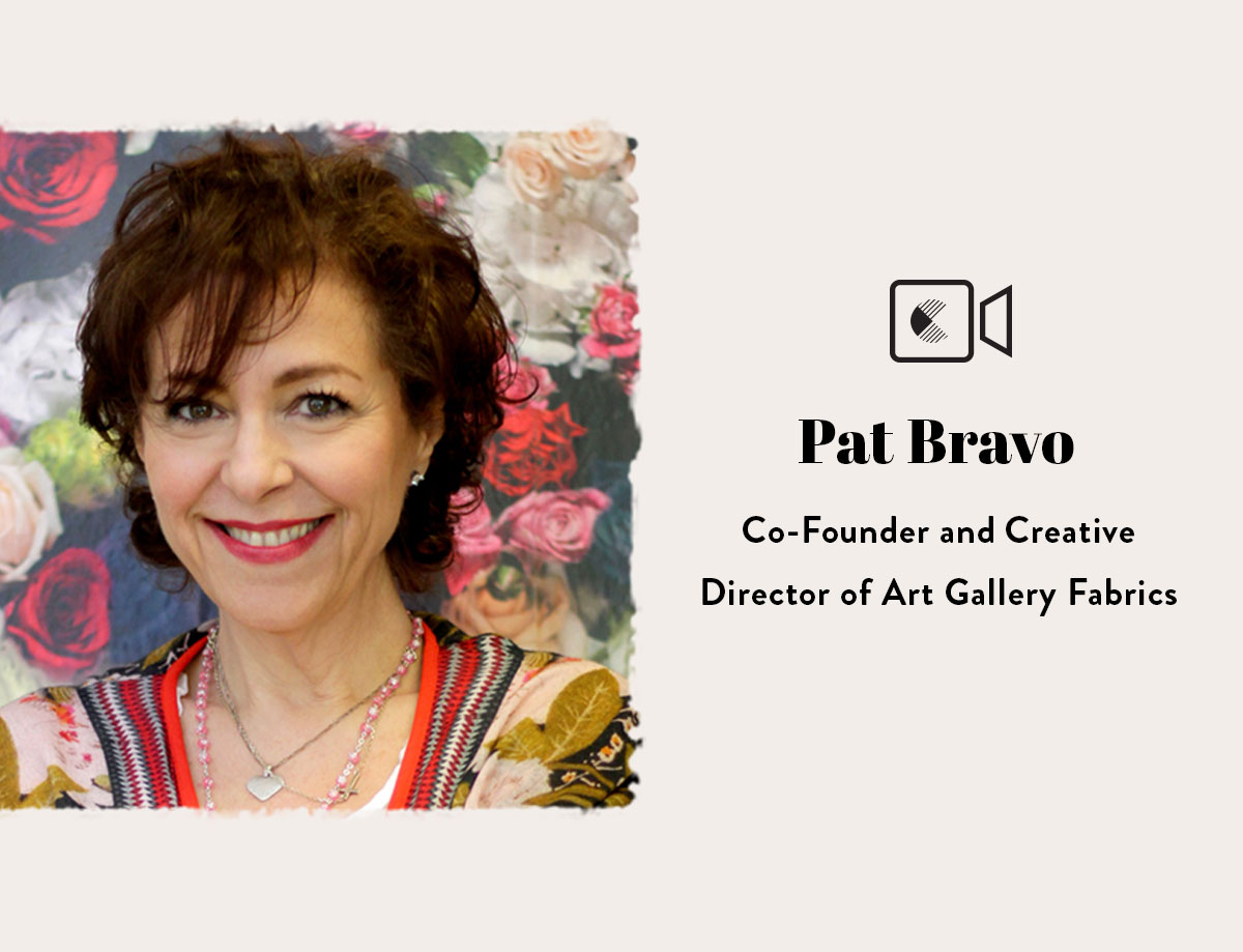 In Issue 7 of The Cutting Table, we get to chat with Pat Bravo, Co-Founder of Art Gallery Fabrics, a top fabric-manufacturing company.
