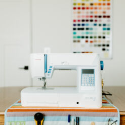 Easy Sewing Machine Cover Tutorial: Main image. #TheCuttingTable suzyquilts.com