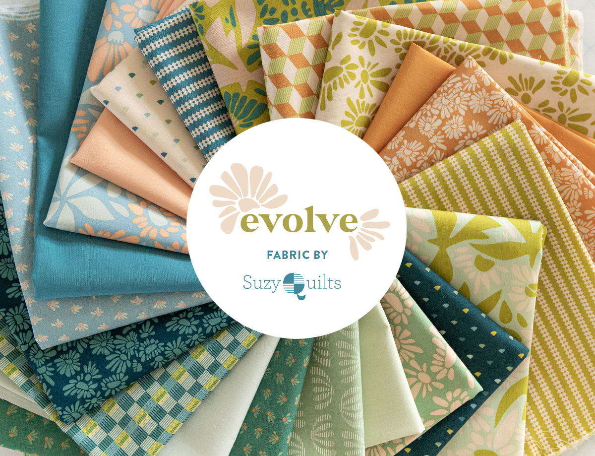 Evolve Fabric Collection by Suzy Quilts for Art Gallery Fabrics