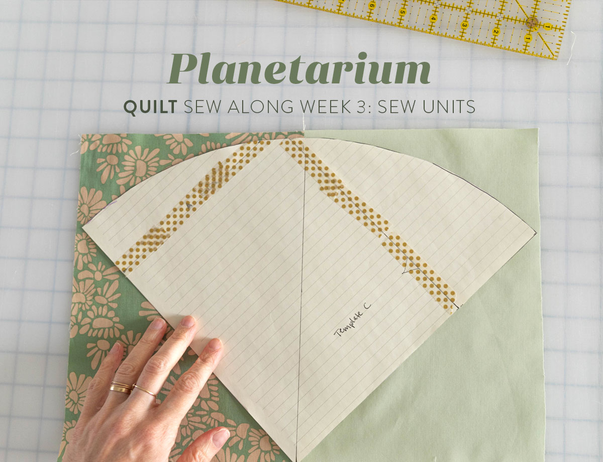 In Week 3 of the Planetarium quilt sew along we sew our HSTs, quarter-circle units, and triangle units. I have videos tutorials for all them! suzyquilts.com